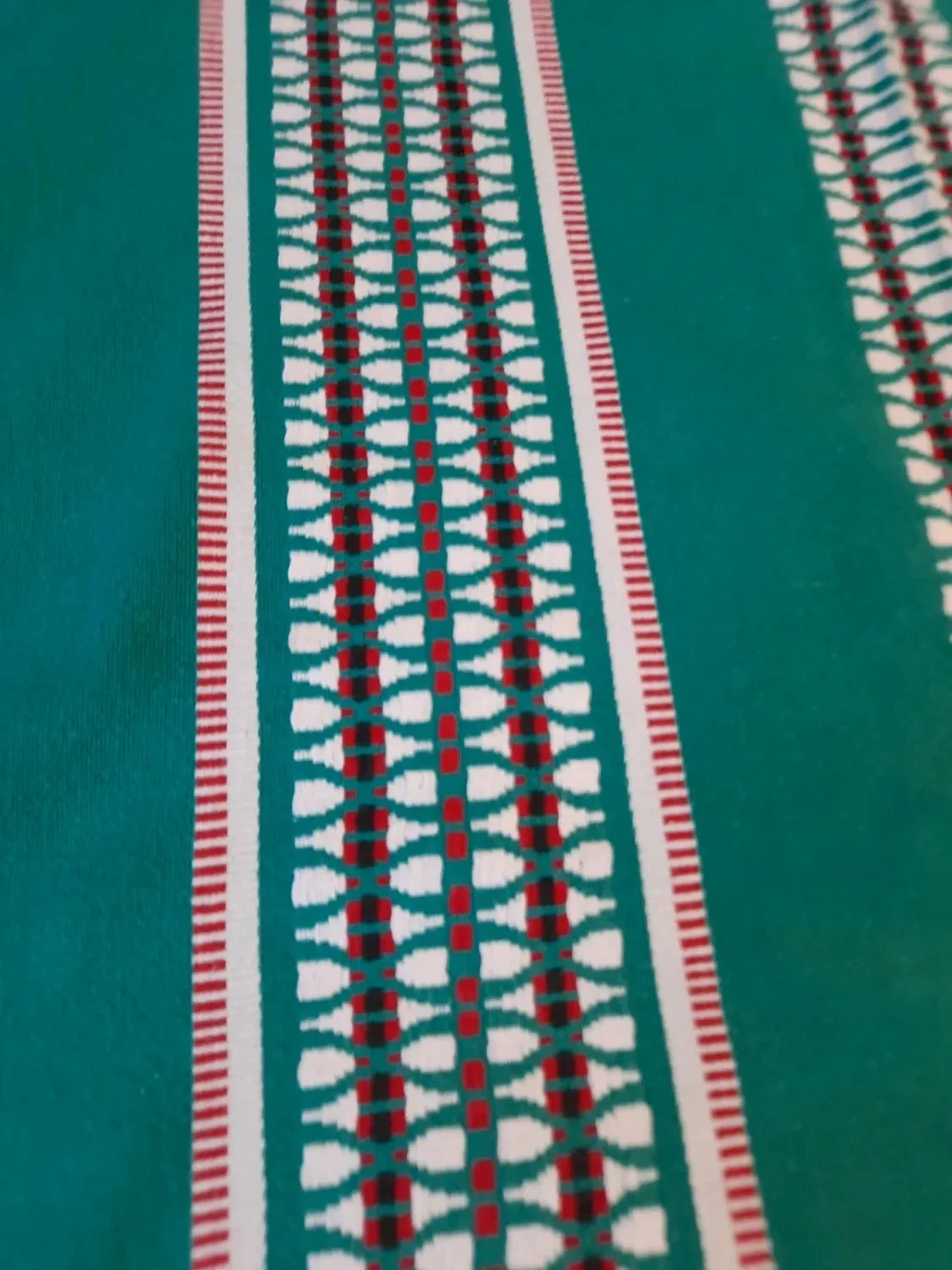 🥀Grande nappe vintage en coton et ses 10 serviettes de table. – photo 4